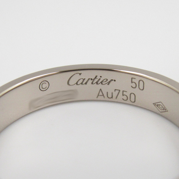 CARTIER 18k White Gold Love Ring - Picture 4 of 7